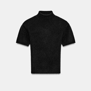 ZARA SOFT KNIT SHORT SLEEVE JUMPER